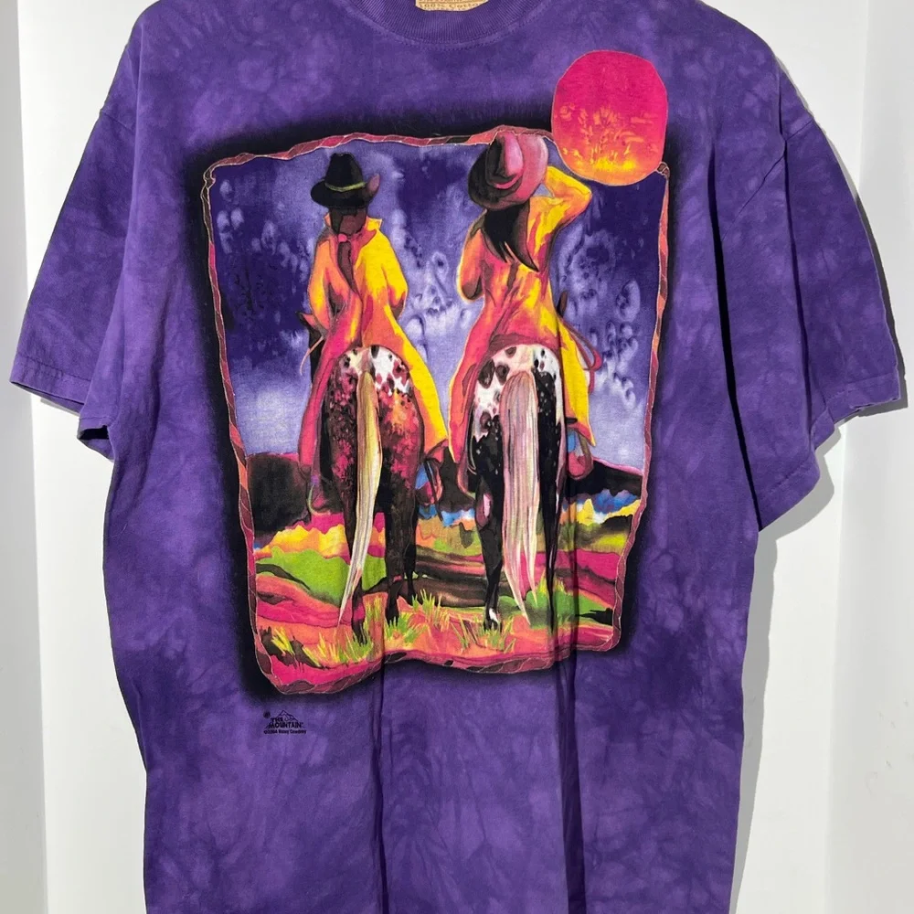 Rare vintage the mountain horse sunset shirt - Picture 1 of 5